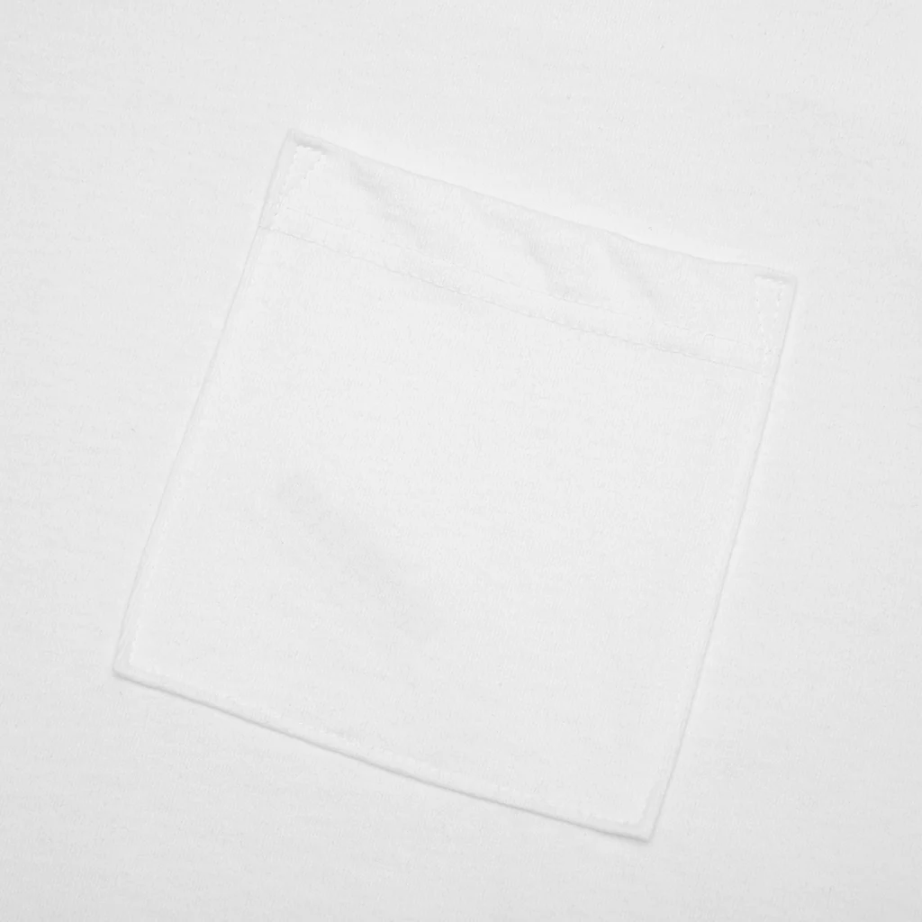 Jersey Braque Pocket Tee - White - Image 4