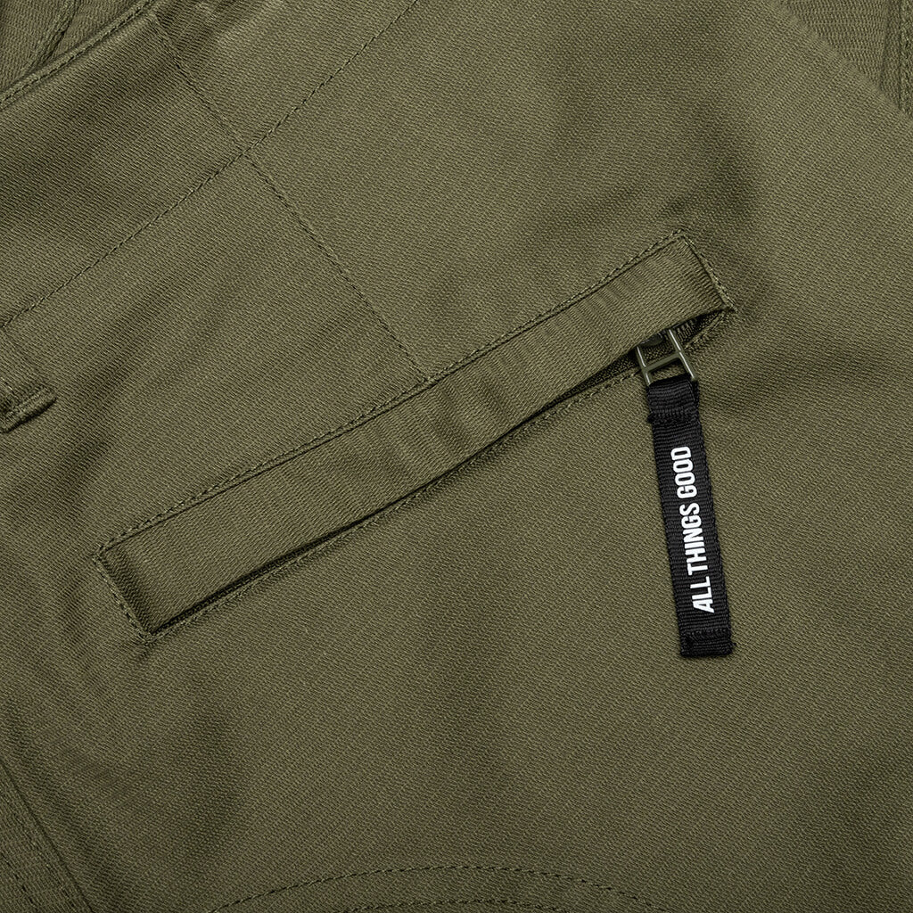 Keane Cargo Pants - Olive - Image 7