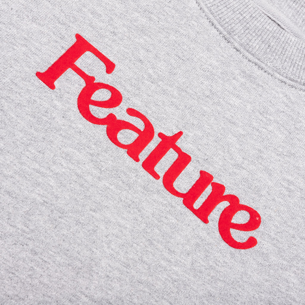 Kids Academy Crewneck - Heather Grey - Image 3