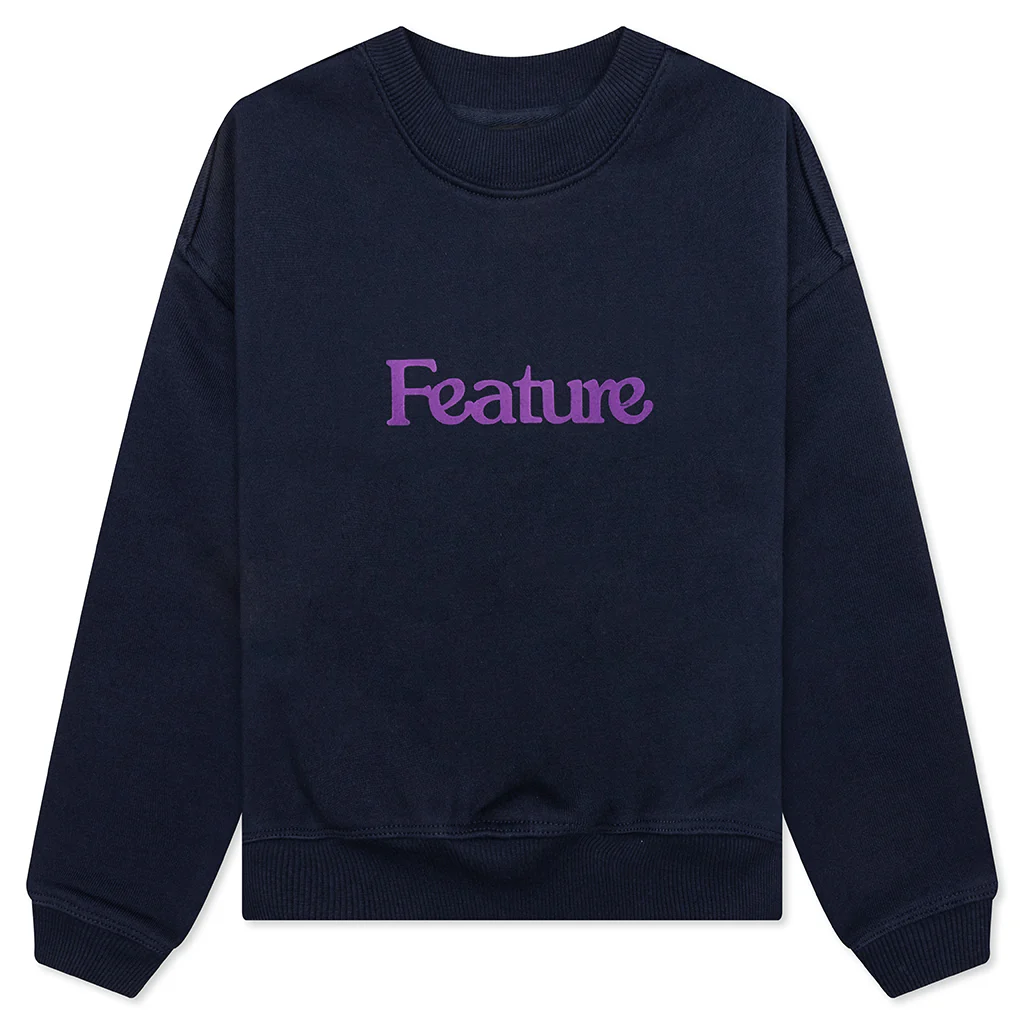 Kids Academy Crewneck - Navy Blazer