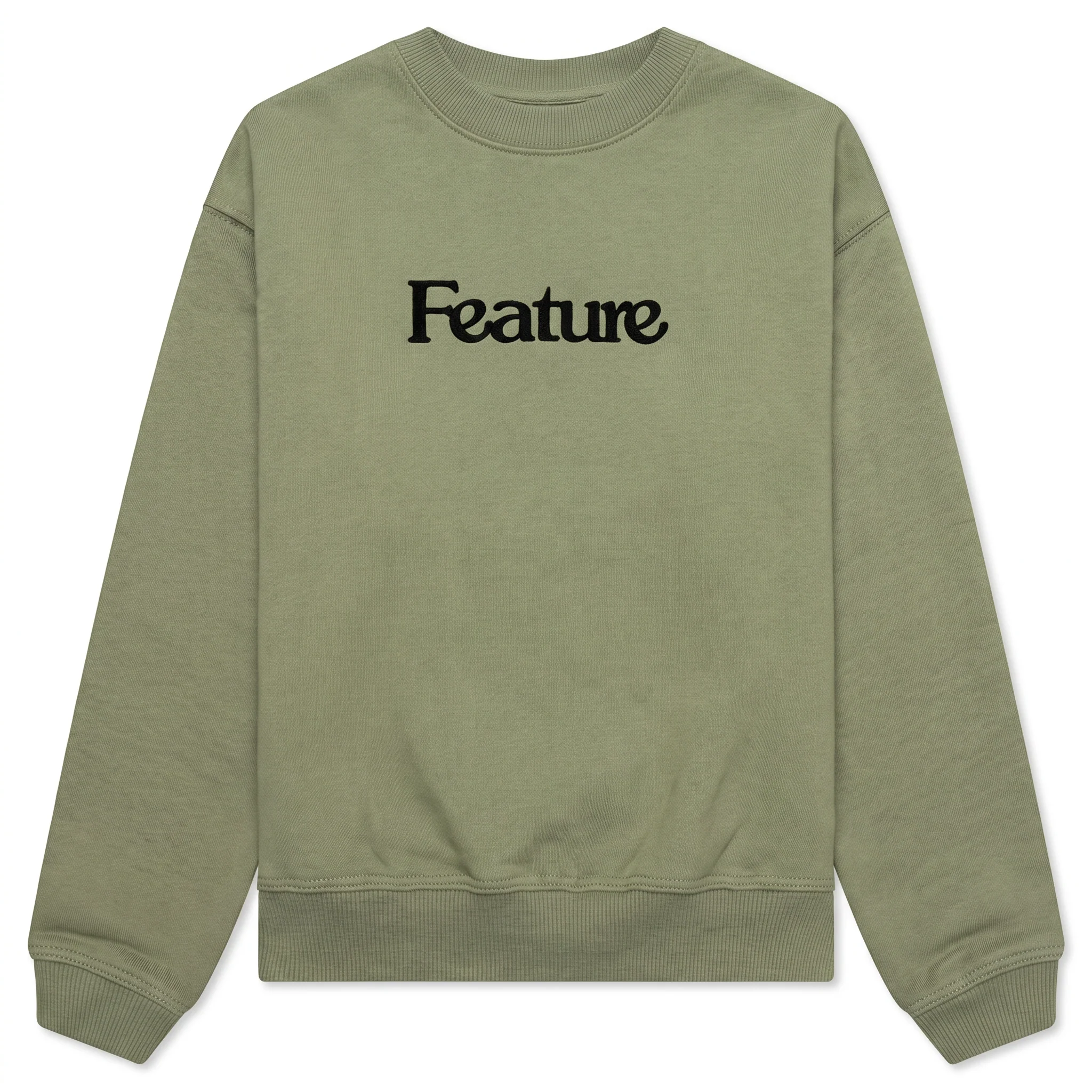 Kids Academy Crewneck - Oil Green