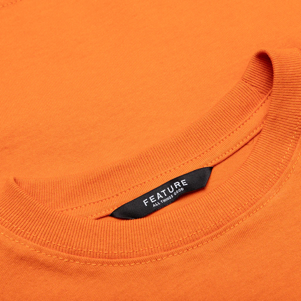 Kids Academy L/S T-Shirt - Burnt Orange - Image 4