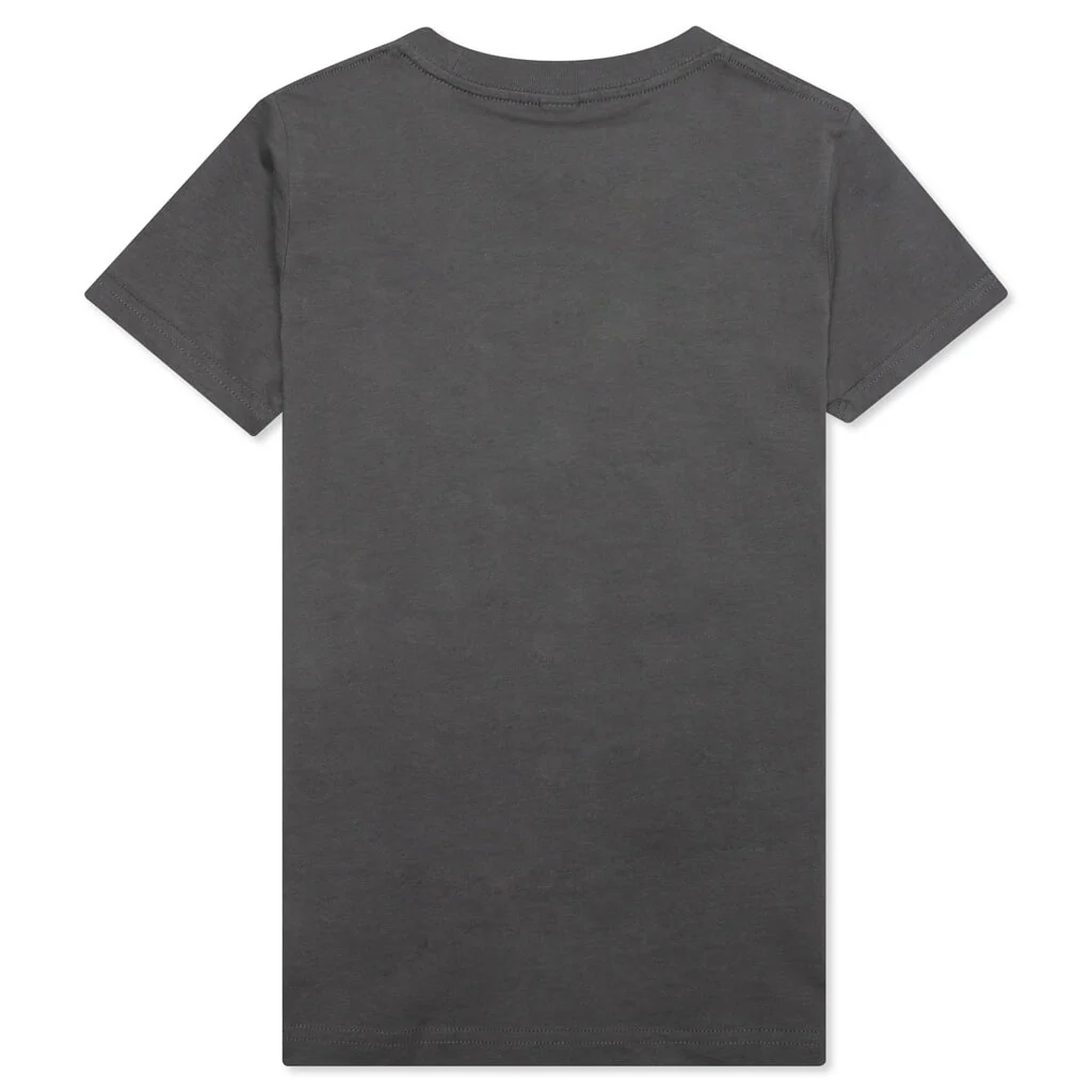 Kid's Overlap Tee - Charcoal - Image 2