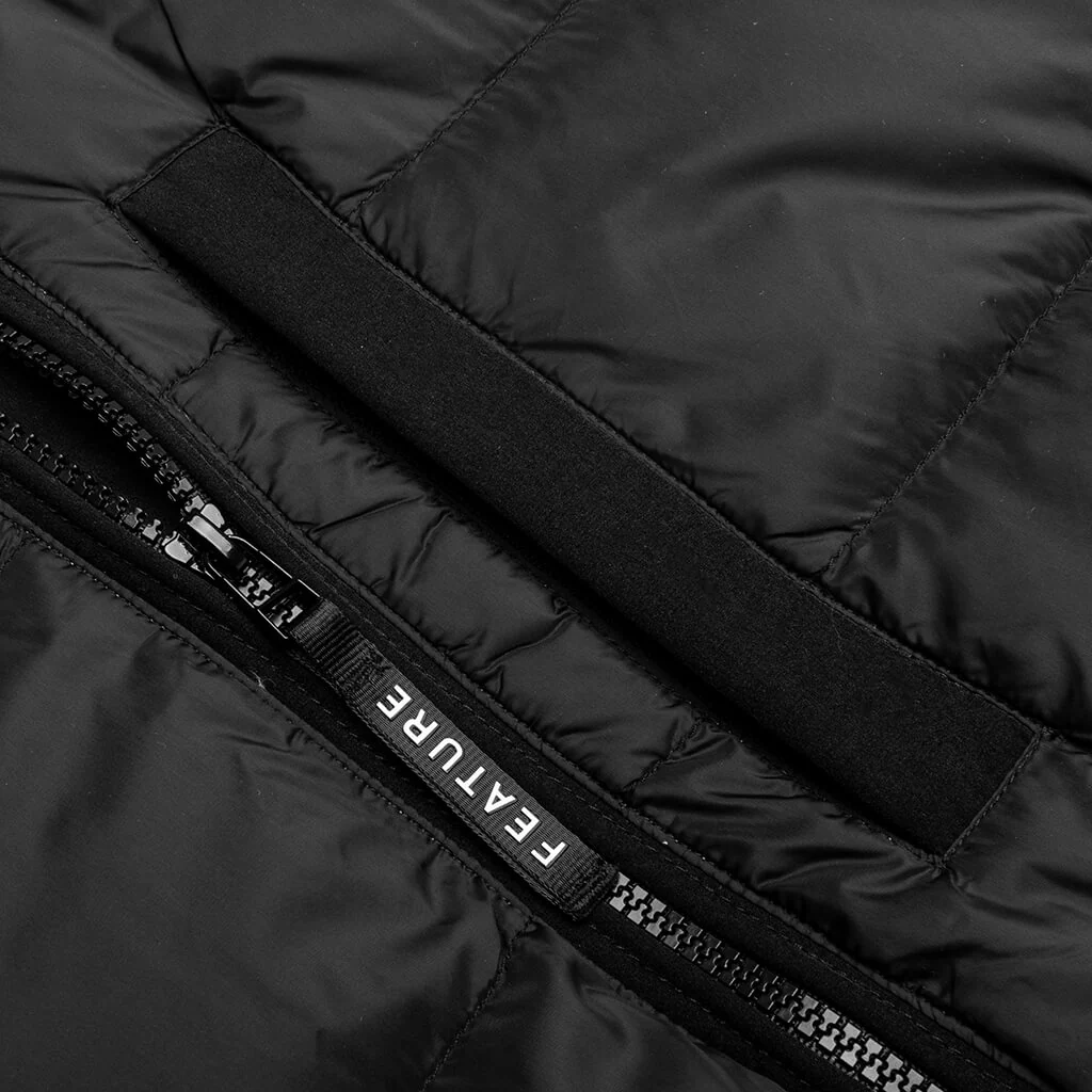 McCarthy Convertible Puffer Jacket - Black - Image 3