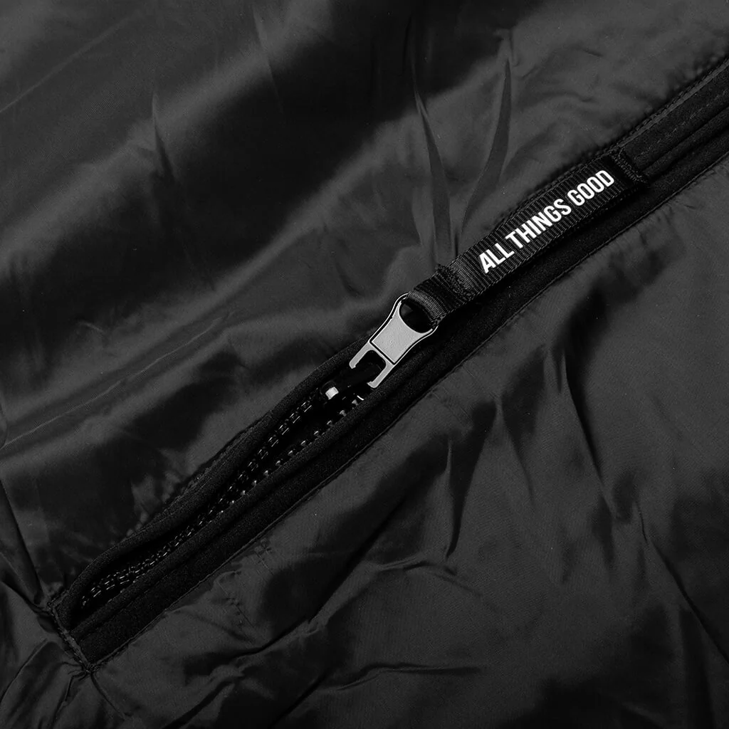McCarthy Convertible Puffer Jacket - Black - Image 4