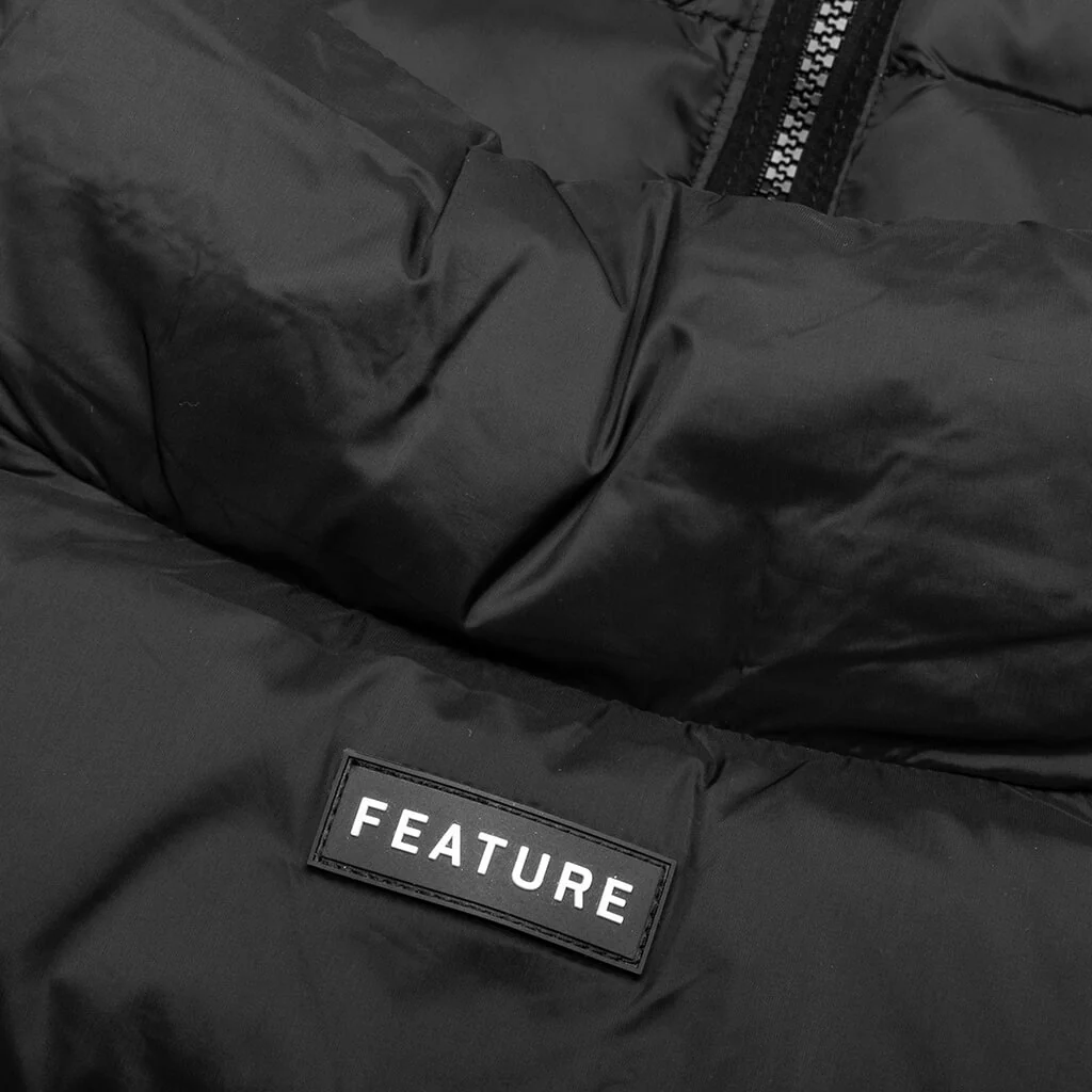 McCarthy Convertible Puffer Jacket - Black - Image 5