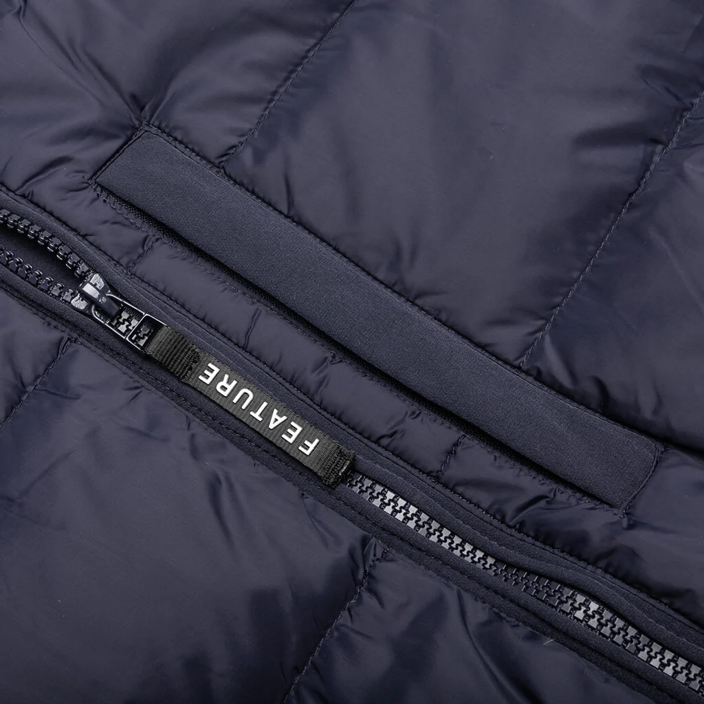 McCarthy Convertible Puffer Jacket - Navy - Image 3