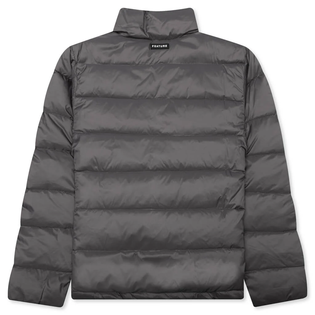 McCarthy Convertible Puffer Jacket - Slate Grey - Image 2