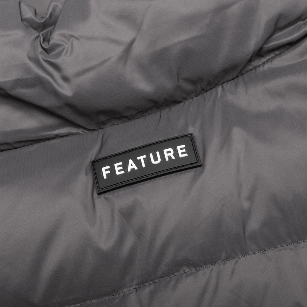 McCarthy Convertible Puffer Jacket - Slate Grey - Image 5