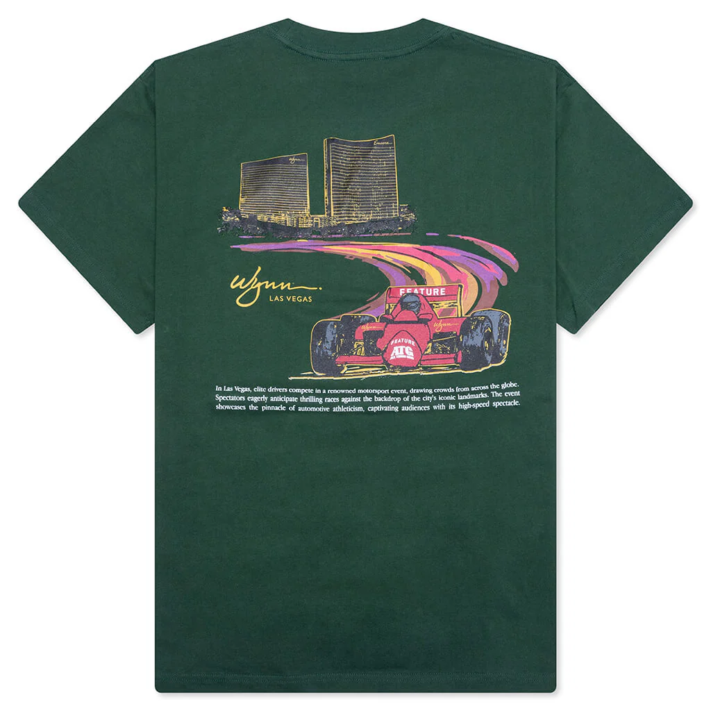 Motion Trail Tee - Dark Green - Image 2