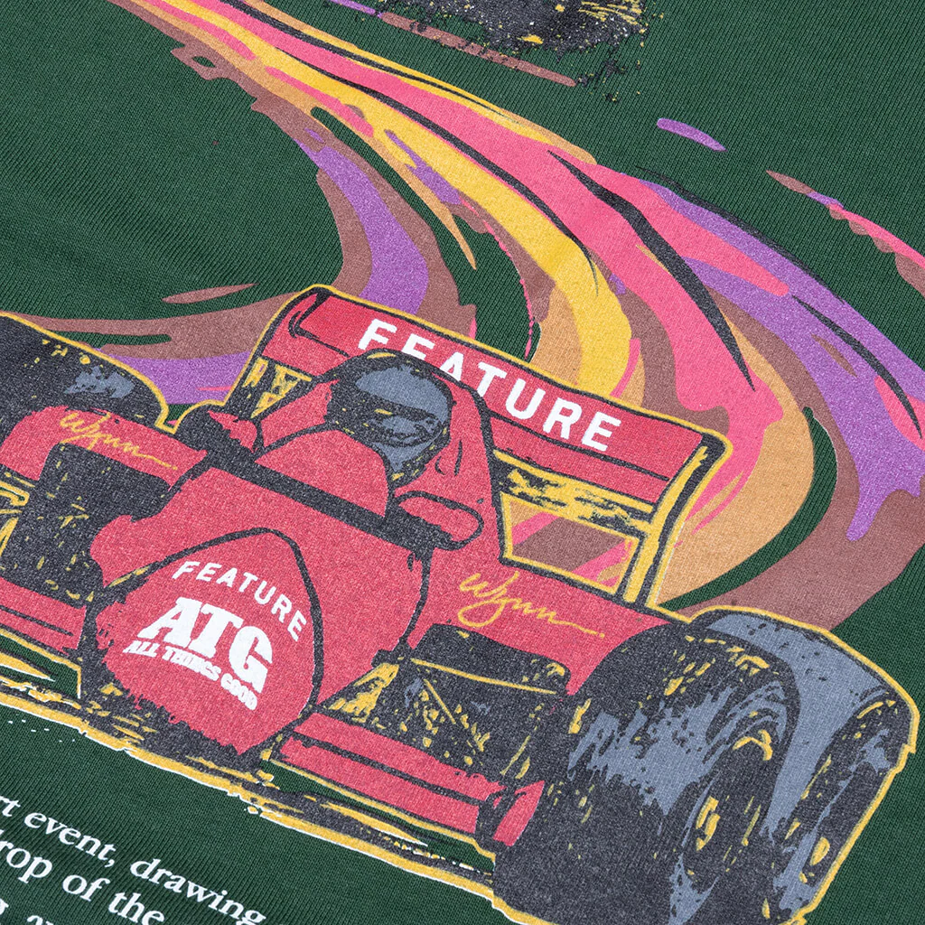 Motion Trail Tee - Dark Green - Image 6