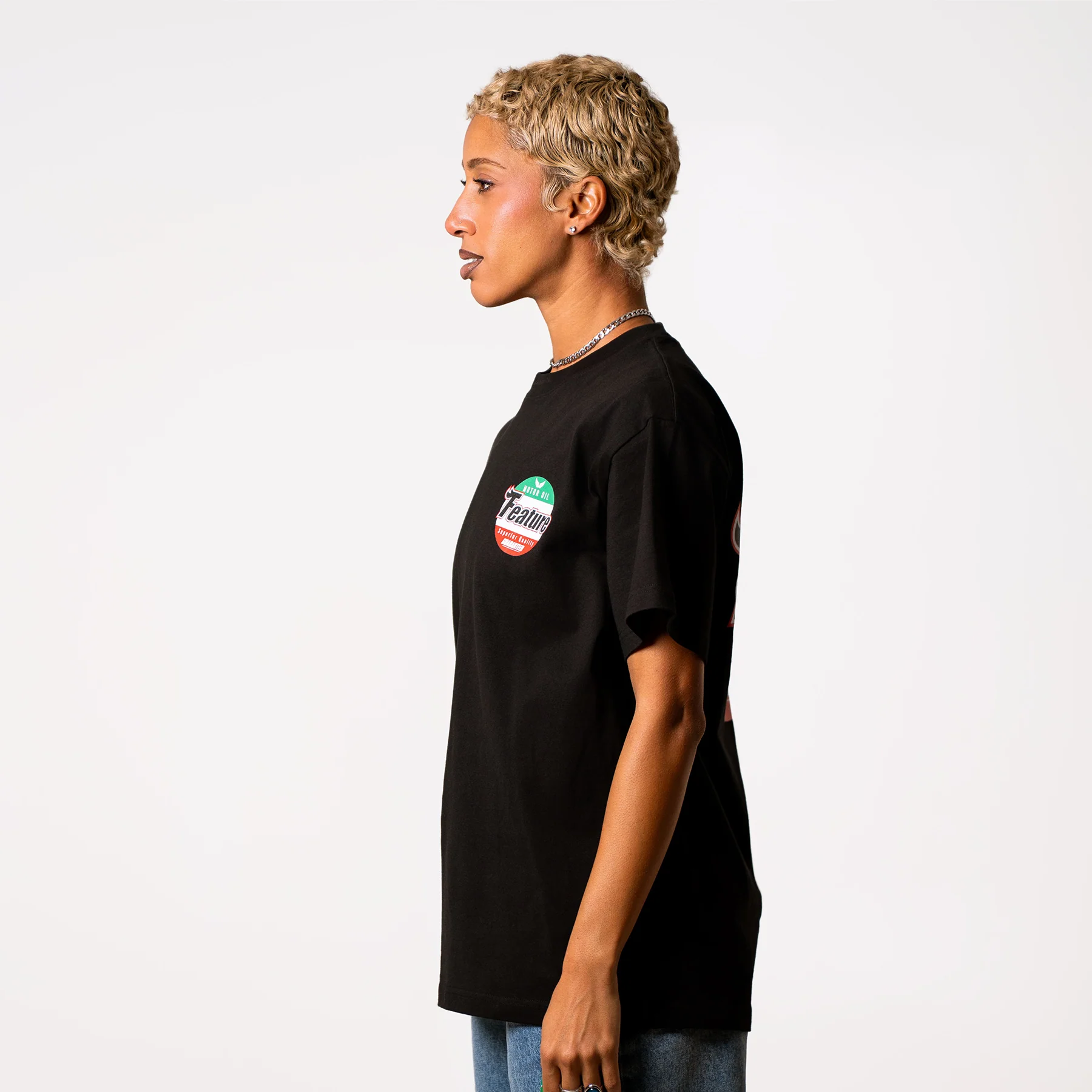 Motor Oil Tee - White - Image 6