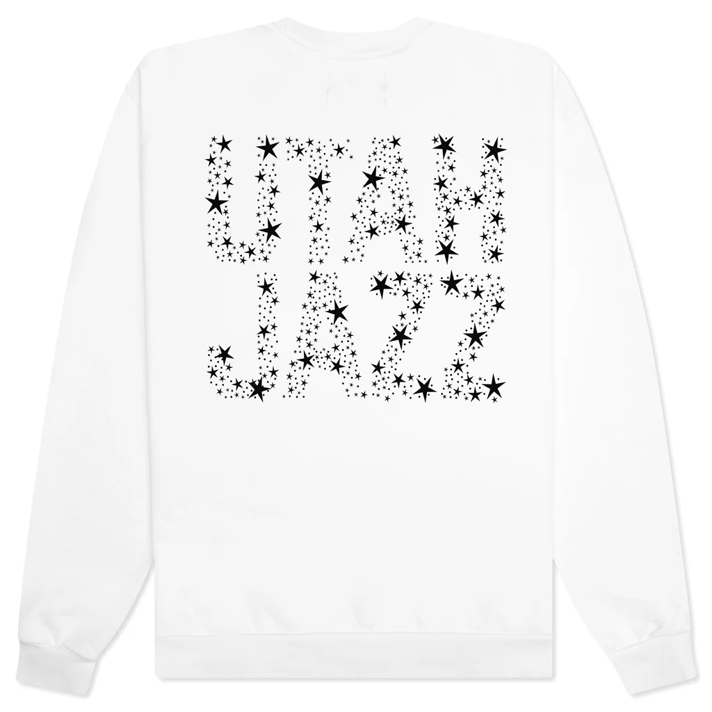 NBA Utah Jazz All of the Stars Crewneck Sweater - White - Image 2
