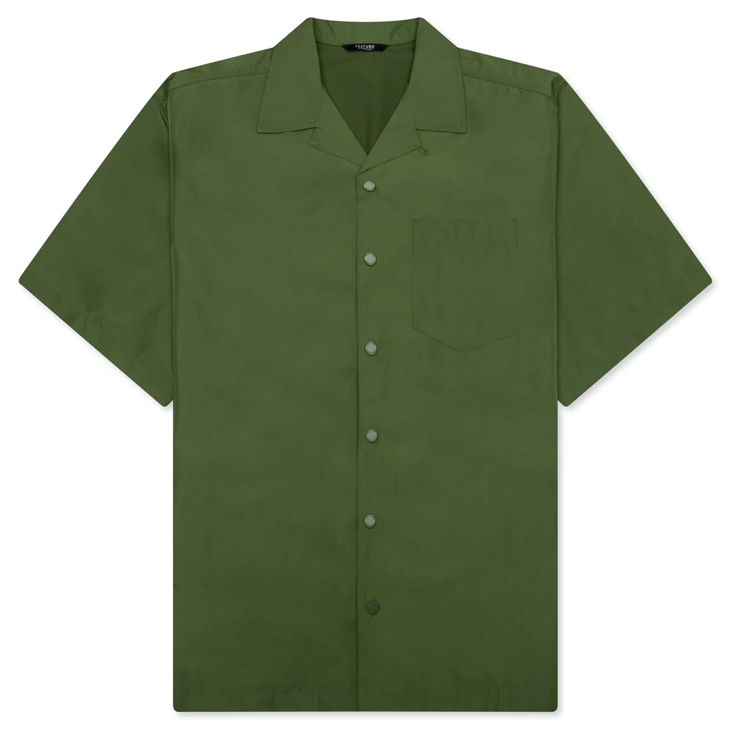 Judd Nylon Shirt - Olive