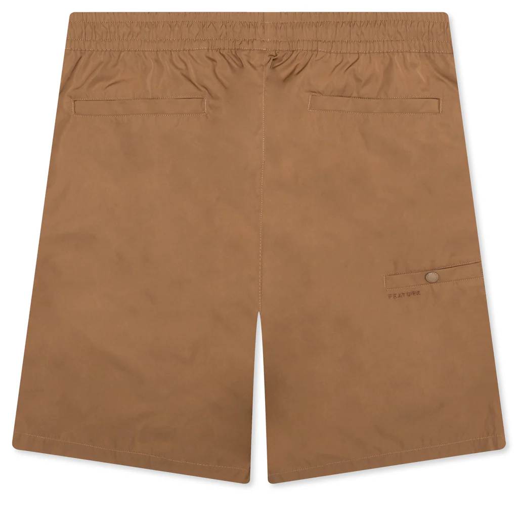 Andre Nylon Short - Tan - Image 2