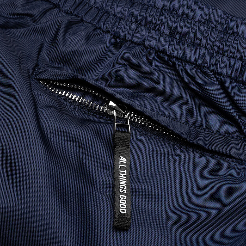 O’Keefe Asymmetrical Pant - Navy - Image 5