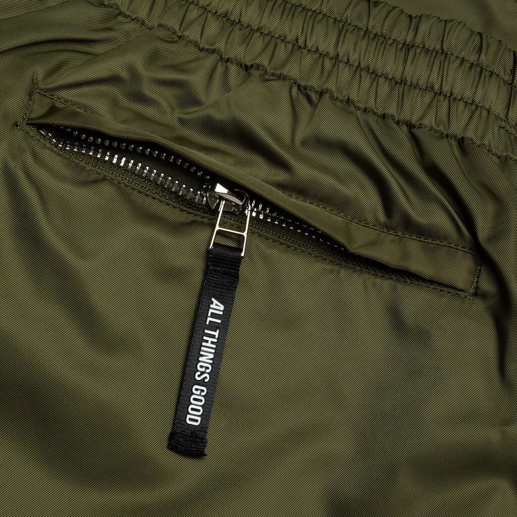O’Keefe Asymmetrical Pant - Olive - Image 6