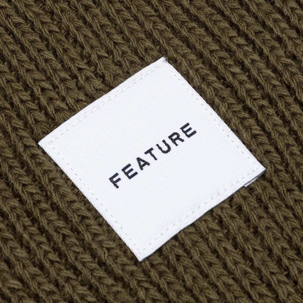 Oversized Beanie - Drab - Image 2