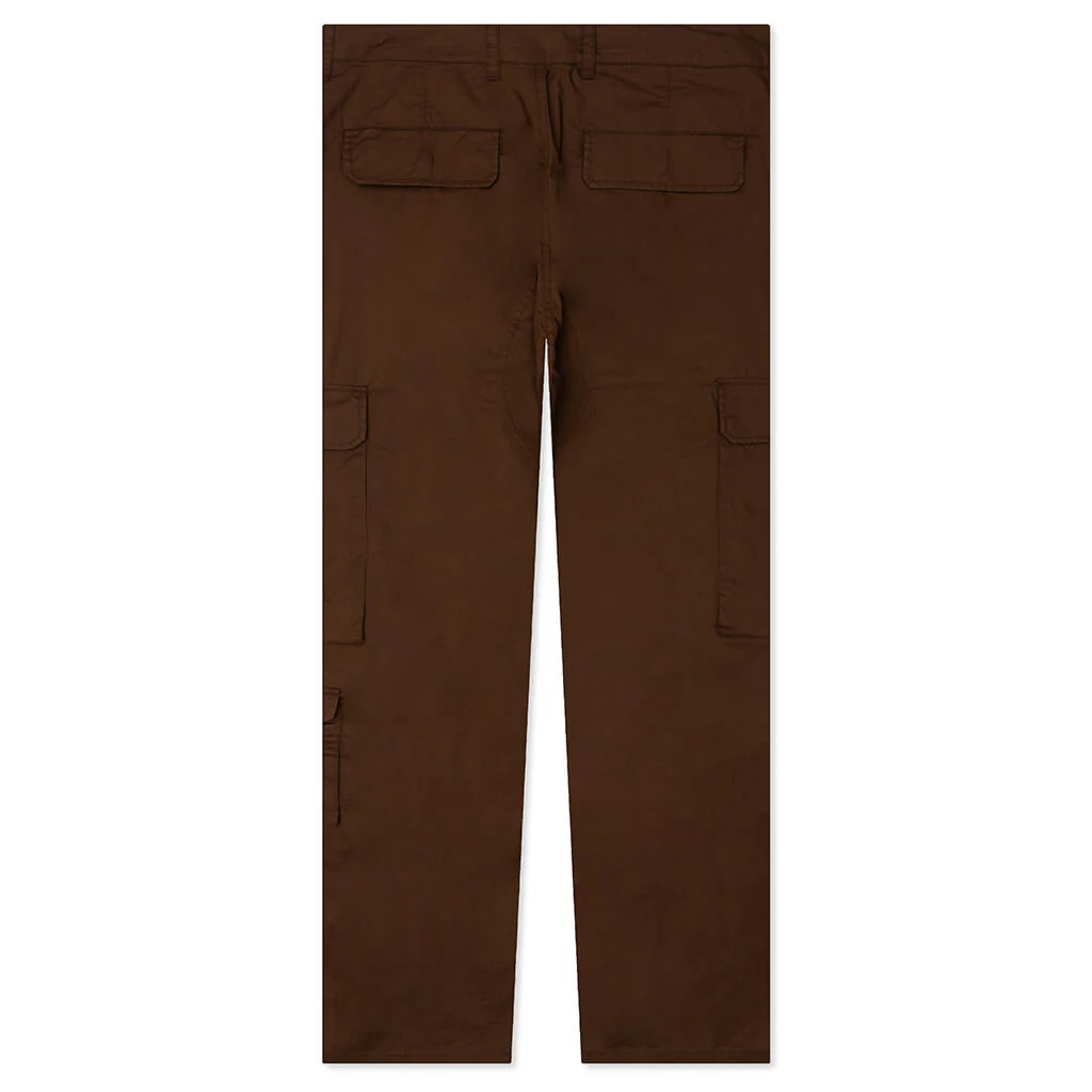 Pablo Utility Cargo Pants - Brown - Image 2