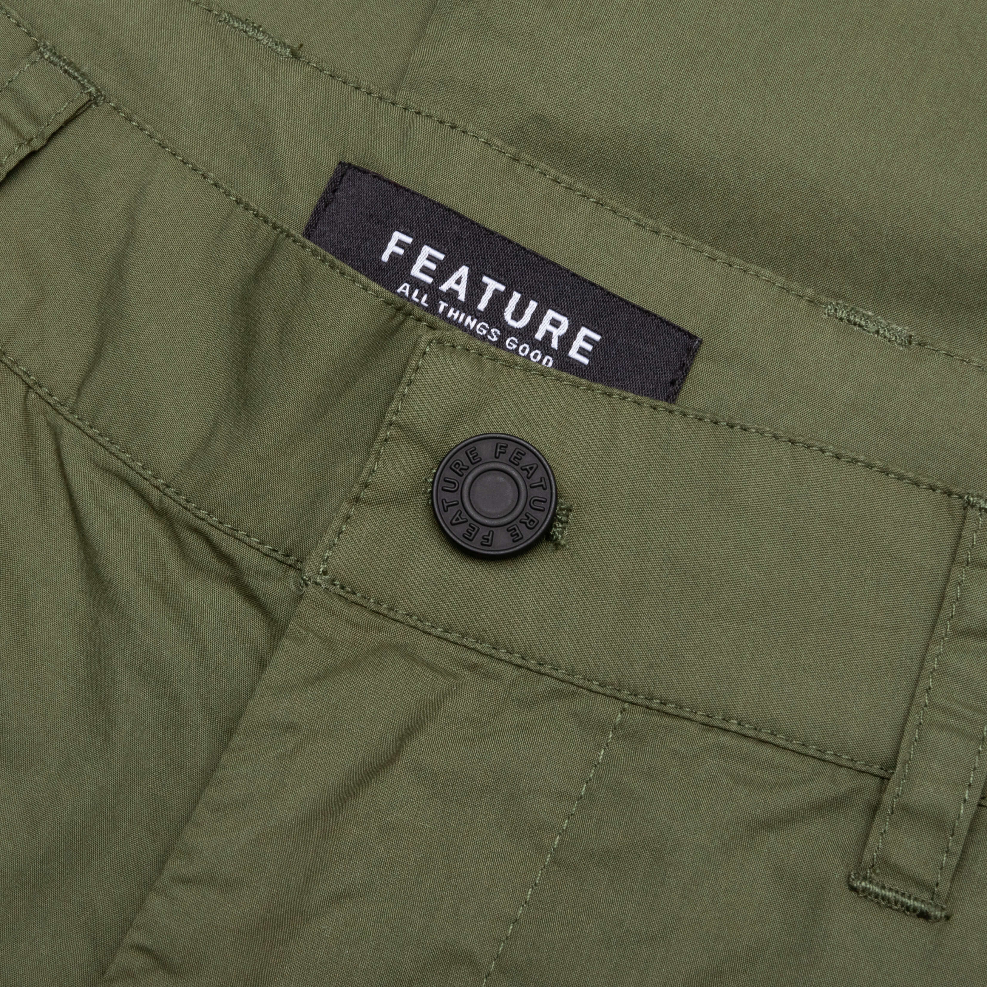 Pablo Utility Cargo Pants - Green - Image 3