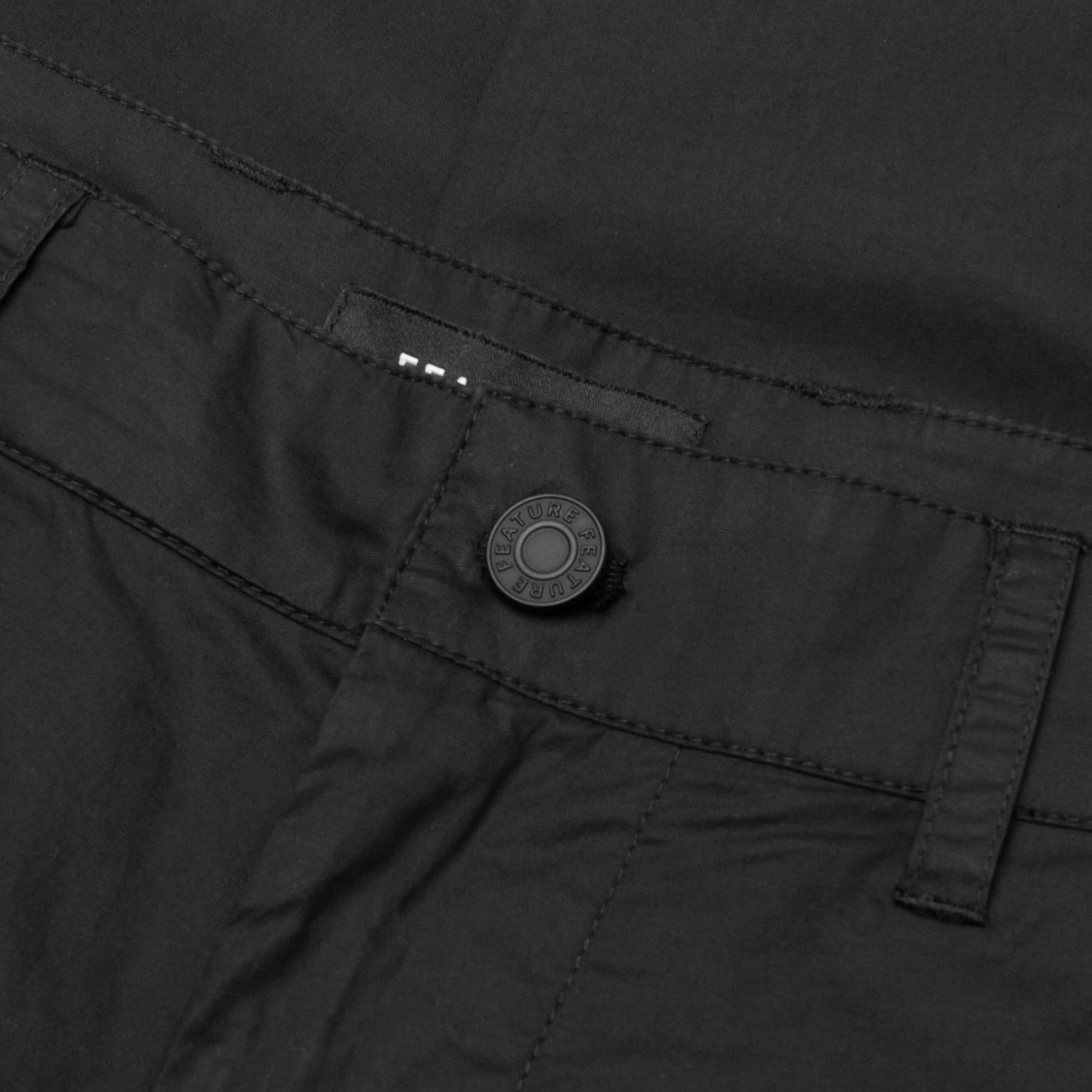 Pablo Utility Cargo Pants - Jet Black - Image 3