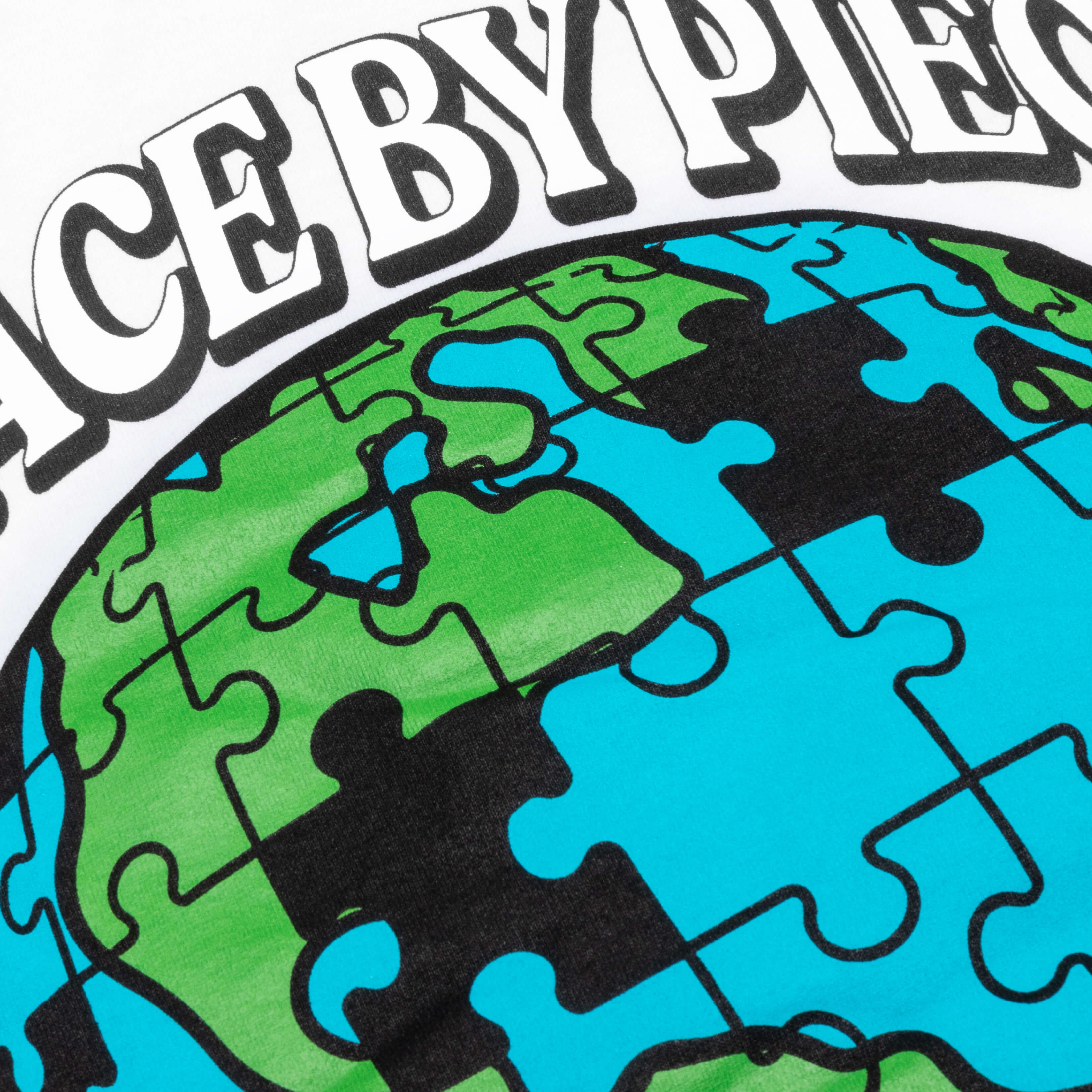Peace by Piece Tee - White - Image 4