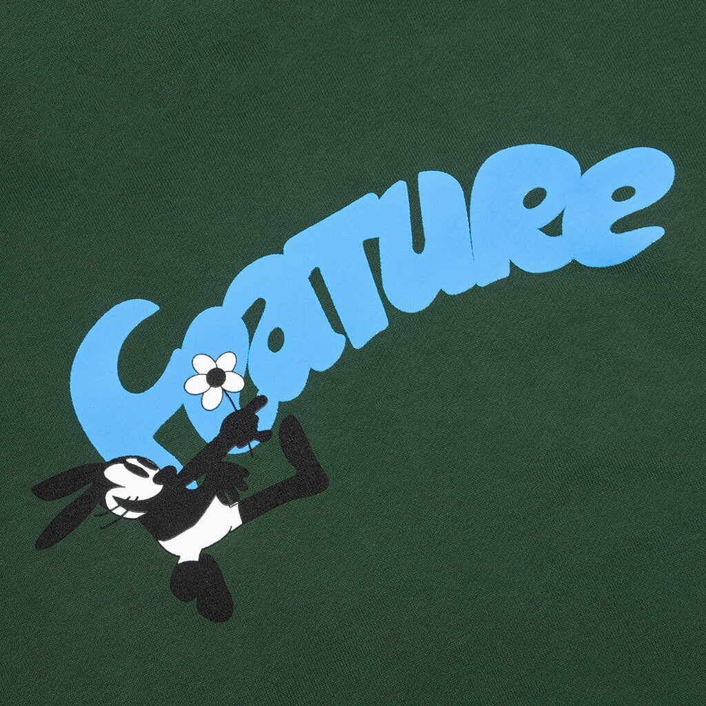 Puffed Hoodie - Dark Green - Image 3