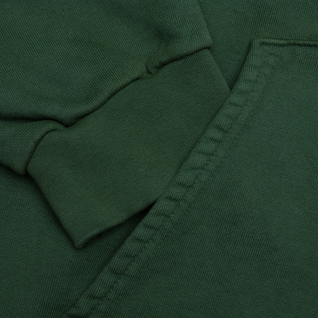 Puffed Hoodie - Dark Green - Image 4