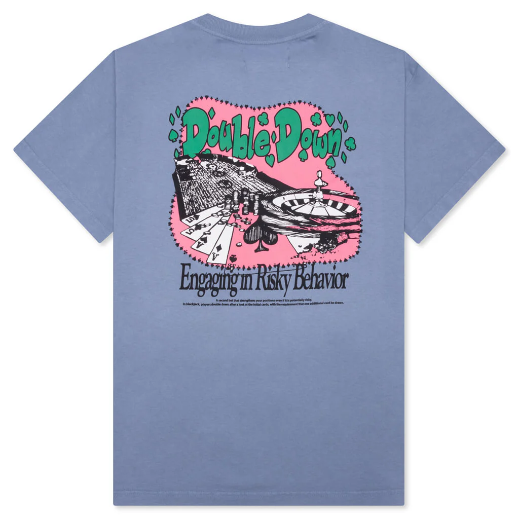Risky Behavior Tee - Blue Granite - Image 2