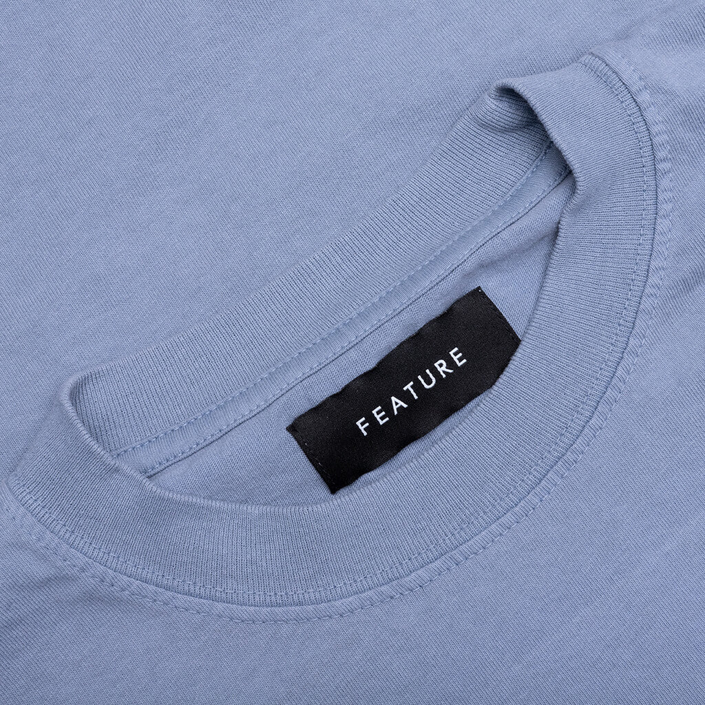 Risky Behavior Tee - Blue Granite - Image 3