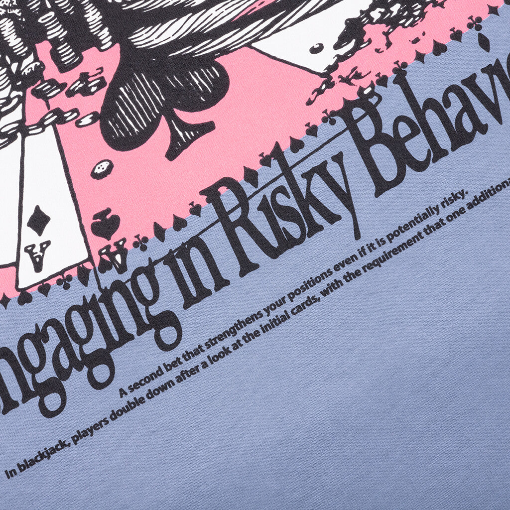 Risky Behavior Tee - Blue Granite - Image 5