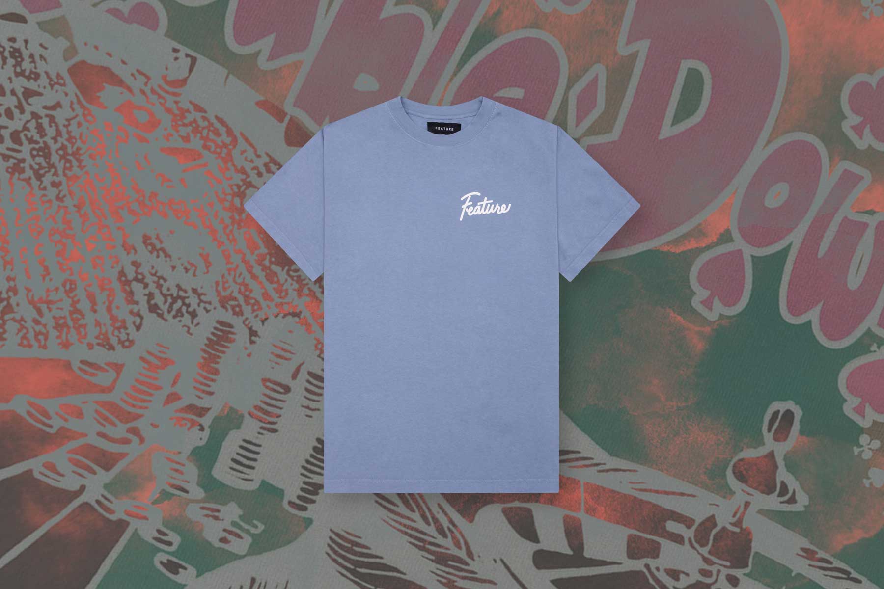 Risky Behavior Tee - Blue Granite - Image 7