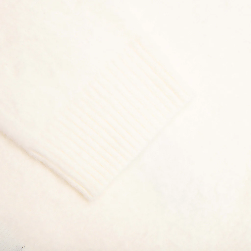 Script Logo Sweater - Cream - Image 5