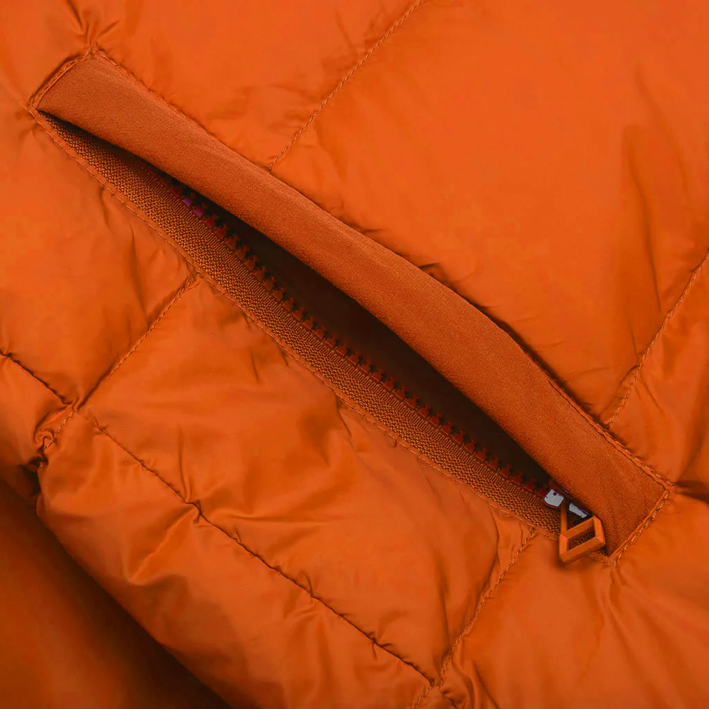 Sherman Convertible Puffer Vest - Burnt Orange - Image 5