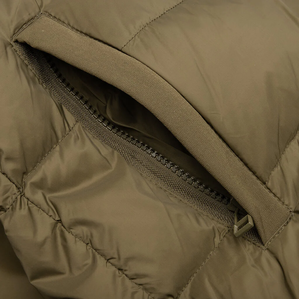 Sherman Convertible Puffer Vest - Olive - Image 5