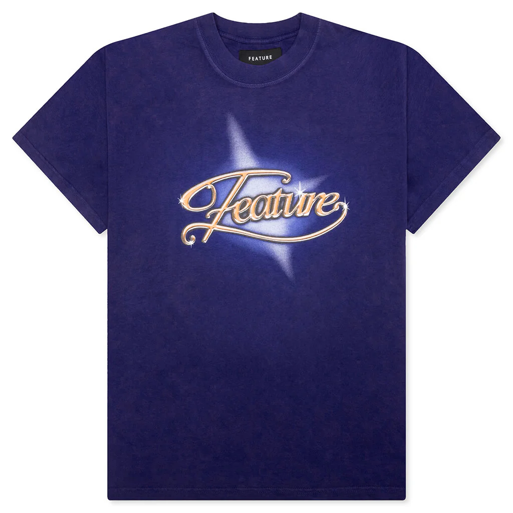 Shimmer Tee - Dazzling Blue