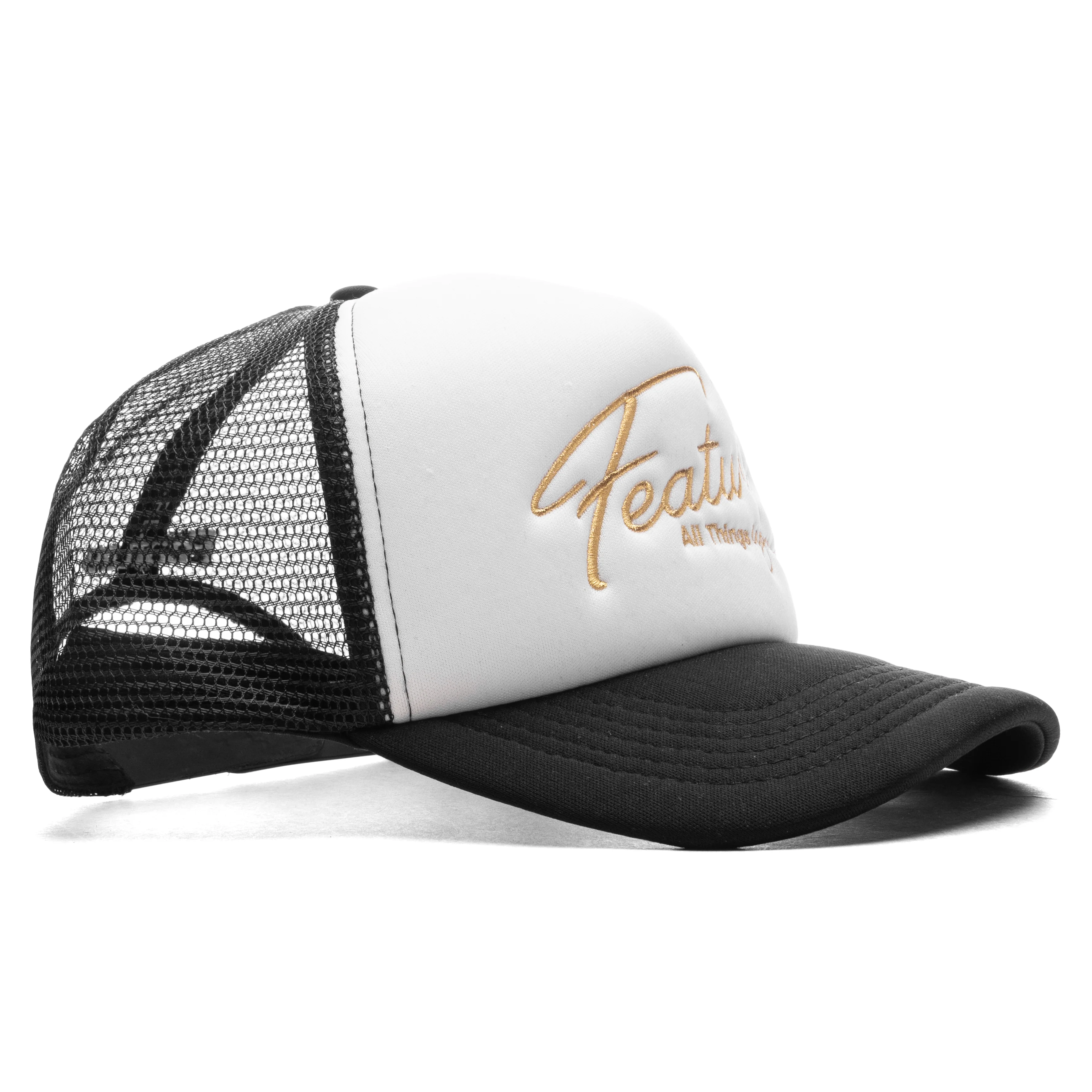 Feature x Wynn Shine Trucker - Black/White - Image 3