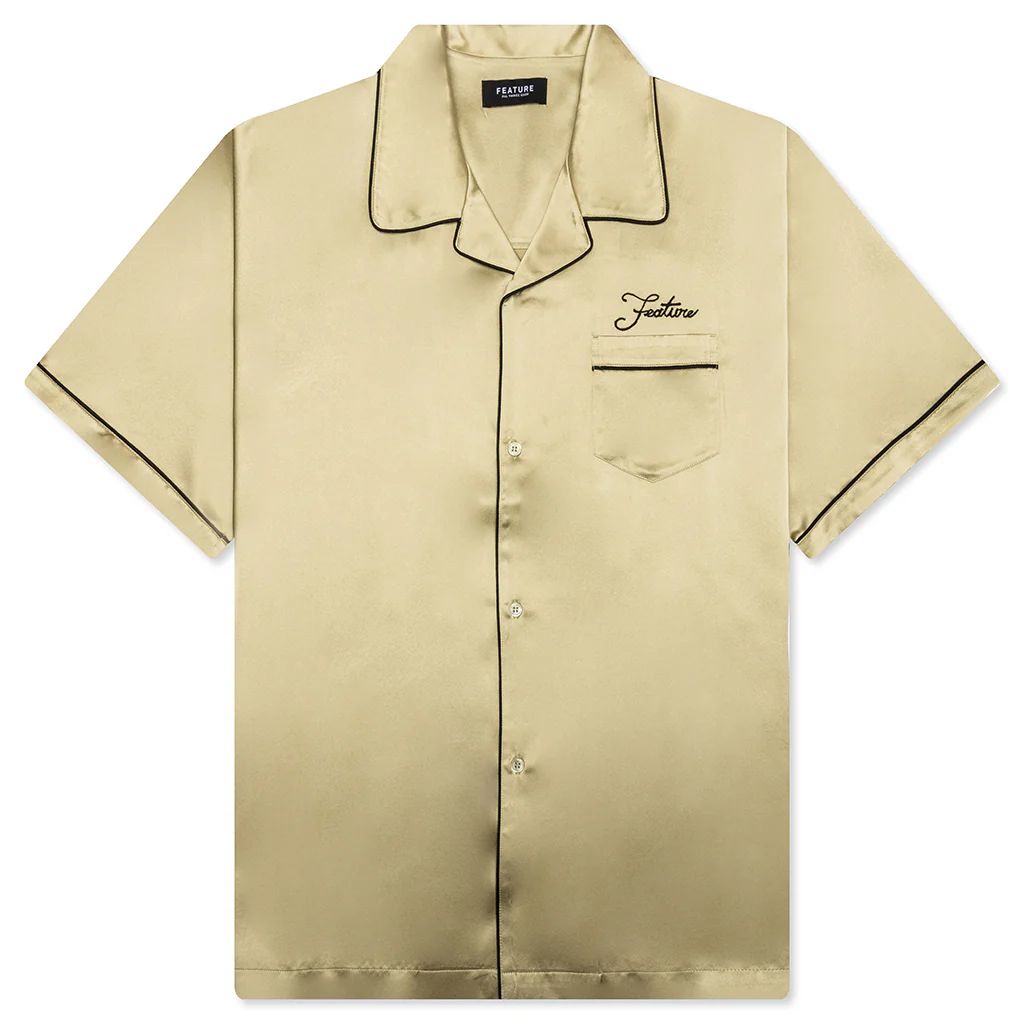 Baptiste Silk Shirt - Gold