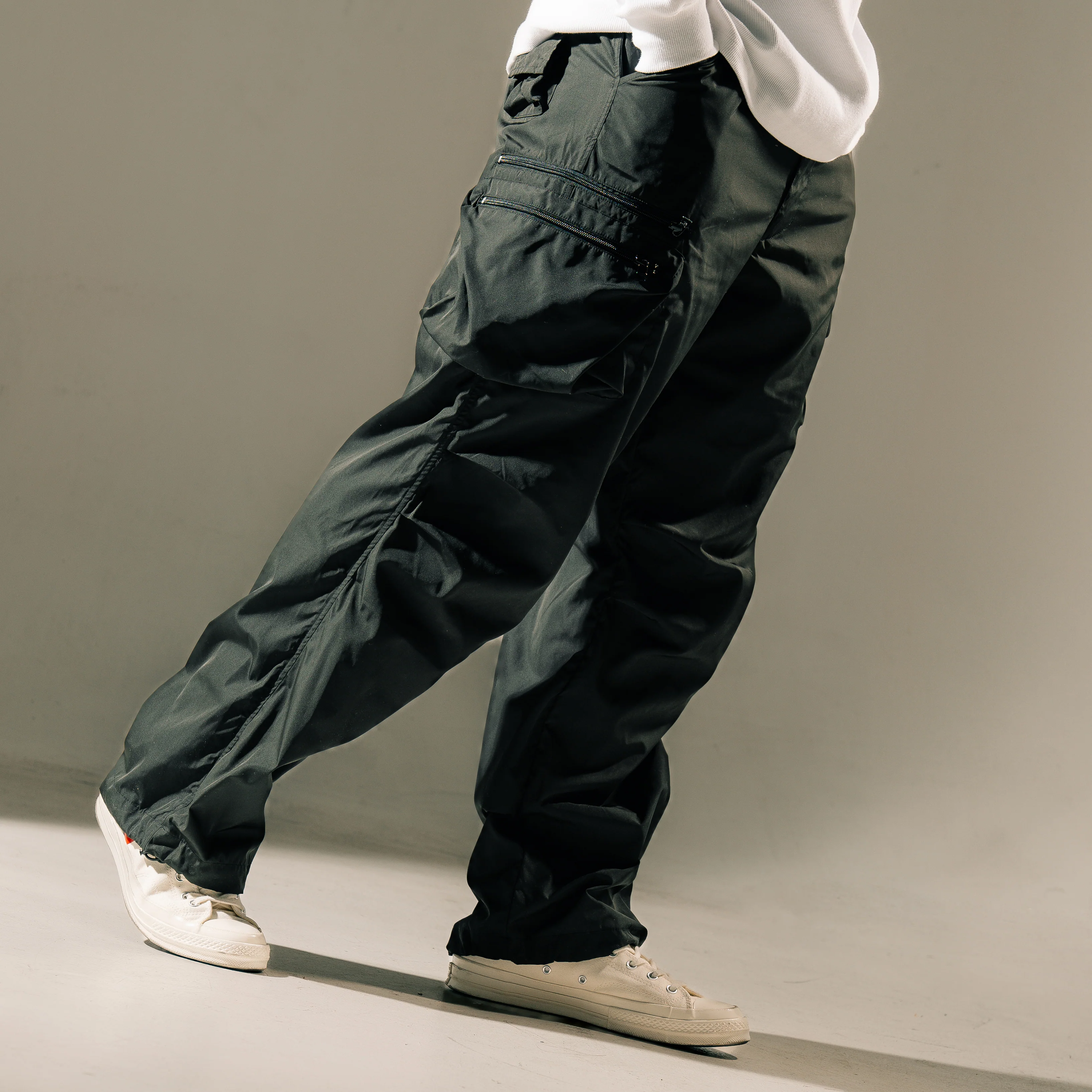 Simon Parachute Utility Pant - Black - Image 7