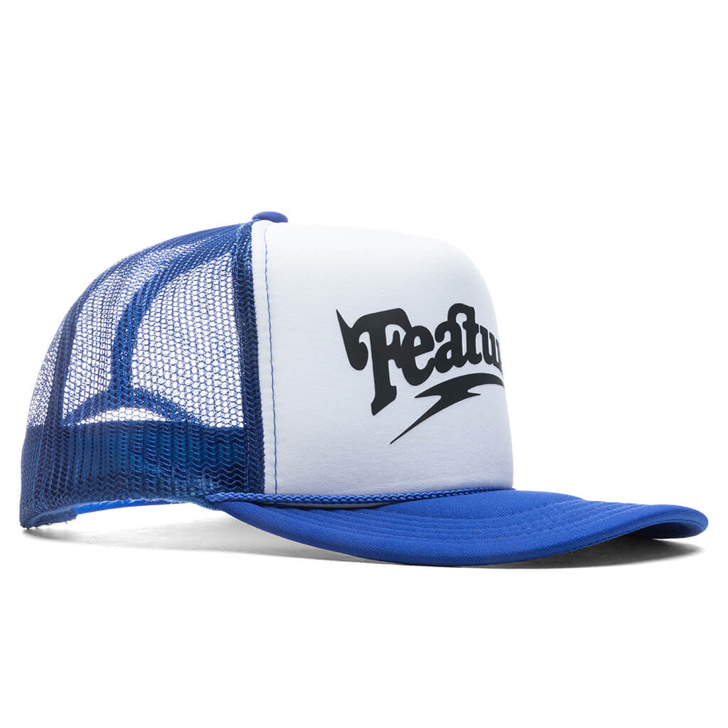 Spike Trucker Hat - Royal/White - Image 2