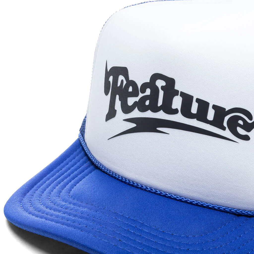 Spike Trucker Hat - Royal/White - Image 4