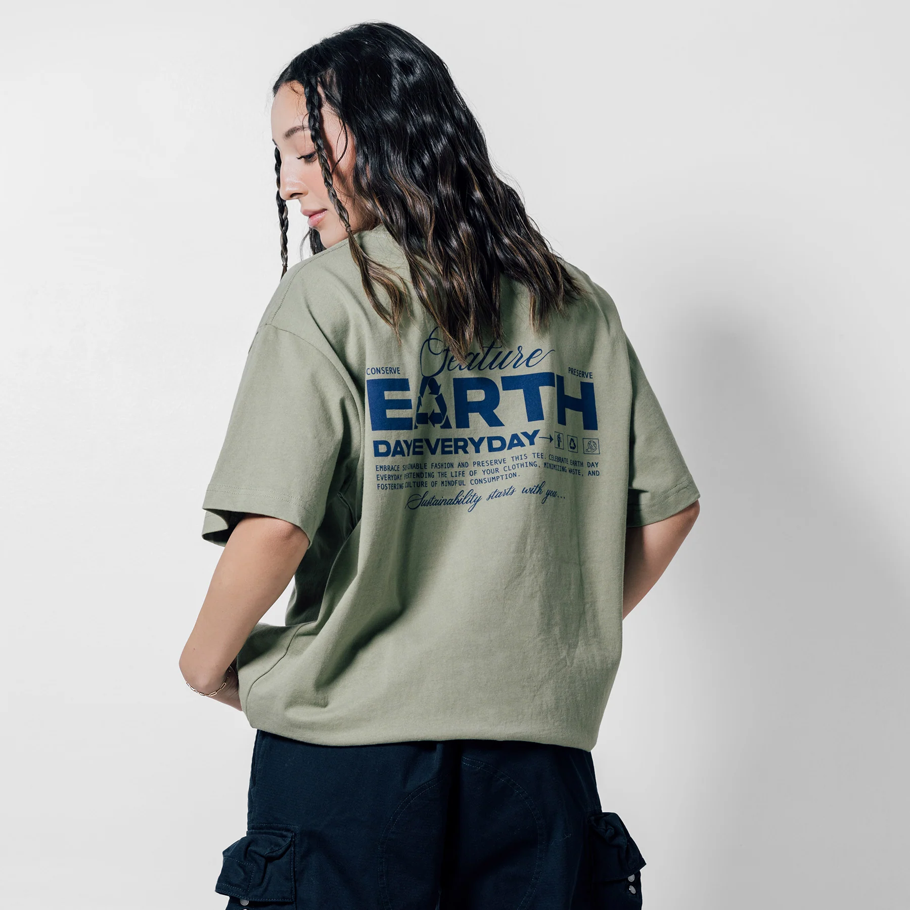 Sustained Earth Tee - Oatmeal - Image 8