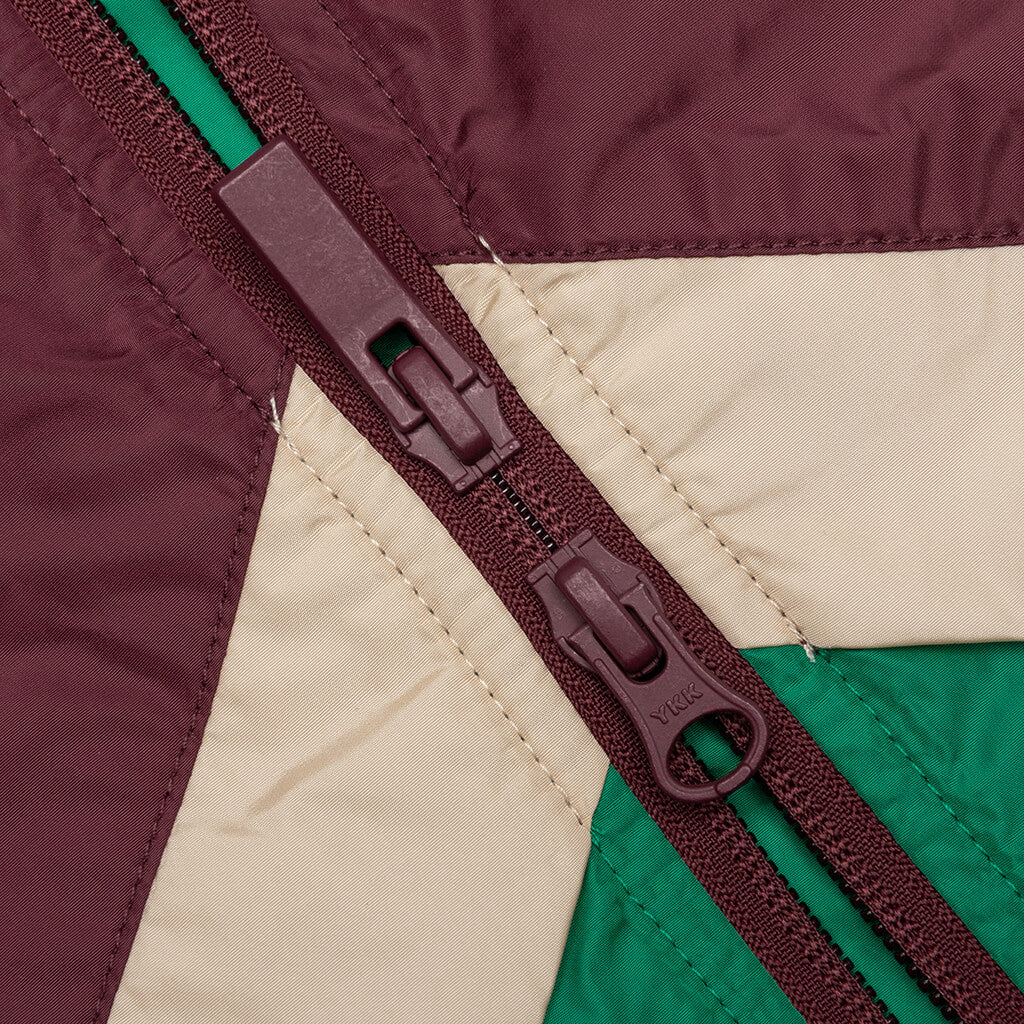 Track Jacket - Camel/Maroon/Green - Image 4