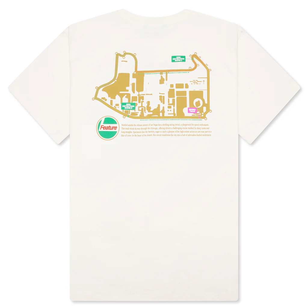 Track Map Tee - Cannoli Cream - Image 2