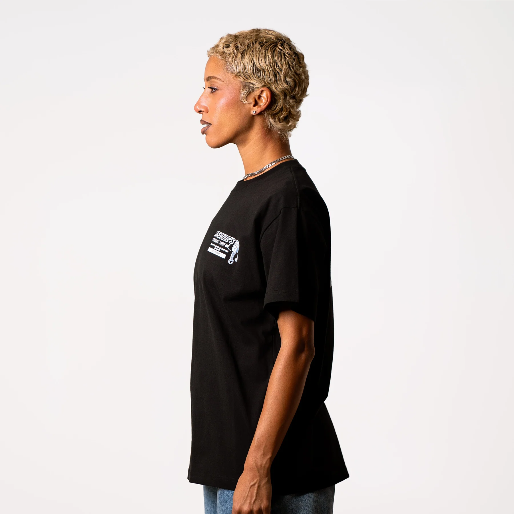 Tuning Shop Tee - Black - Image 7