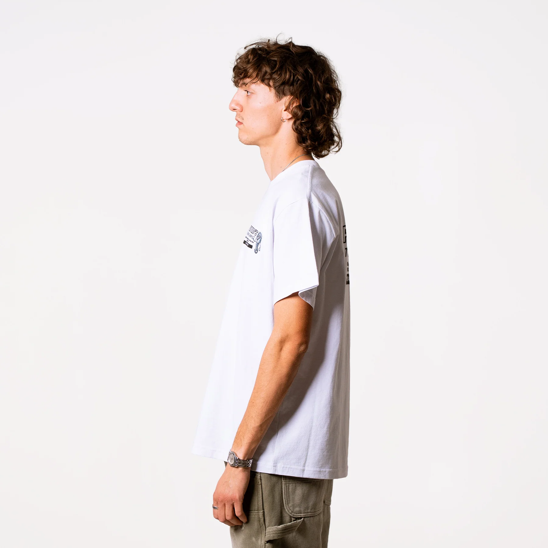 Tuning Shop Tee - White - Image 6