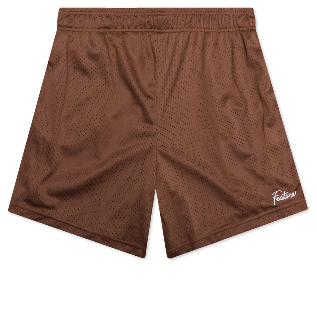 West Mesh Shorts - Brown