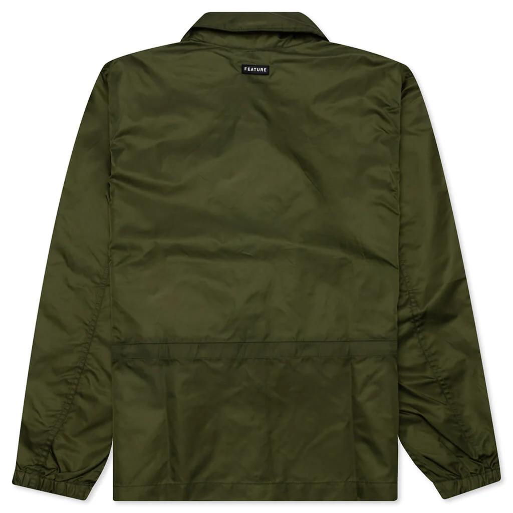 Whistler Coaches Jacket - Olive - Image 2