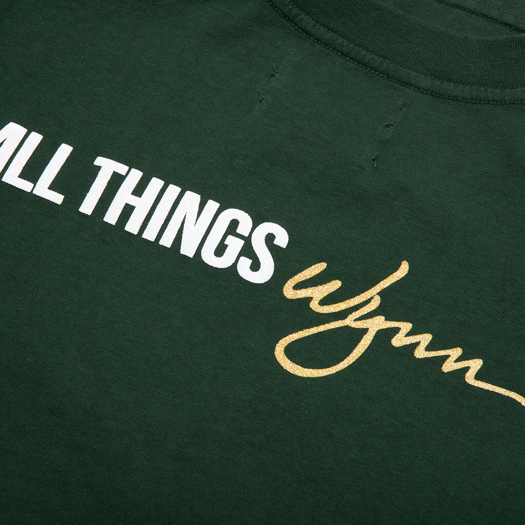 Feature x Wynn Logo Lock Up Tee - Evergreen - Image 5