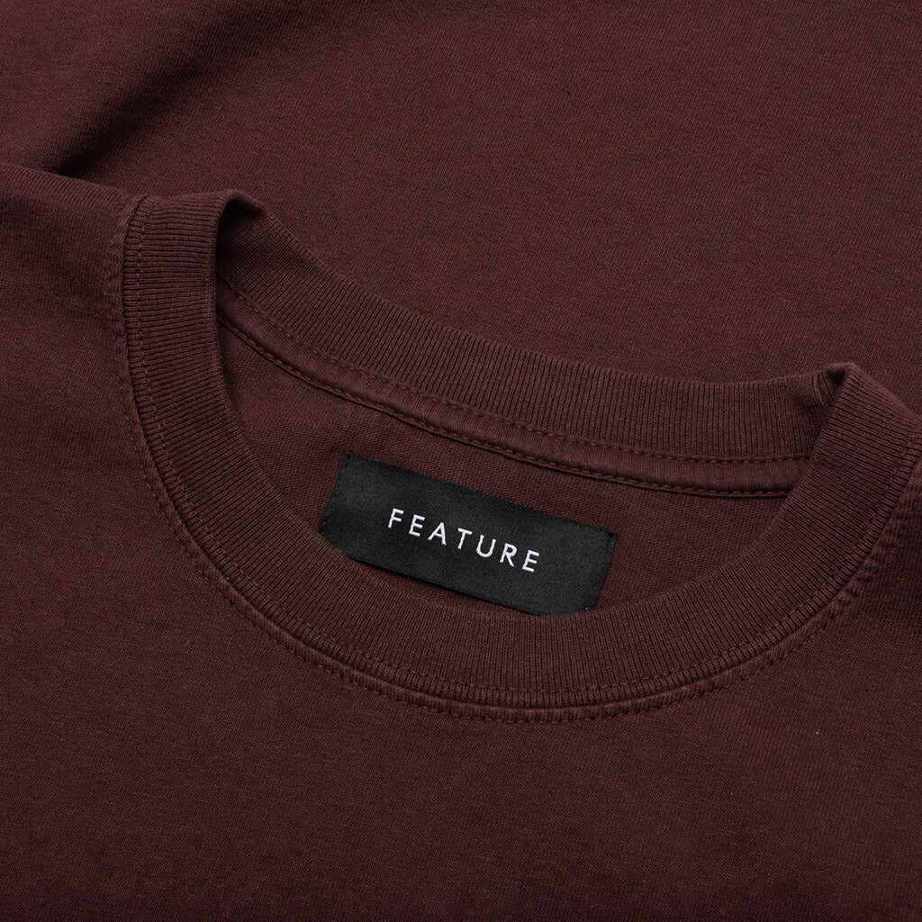 Feature x Wynn Logo Lock Up Tee - Huckleberry - Image 3